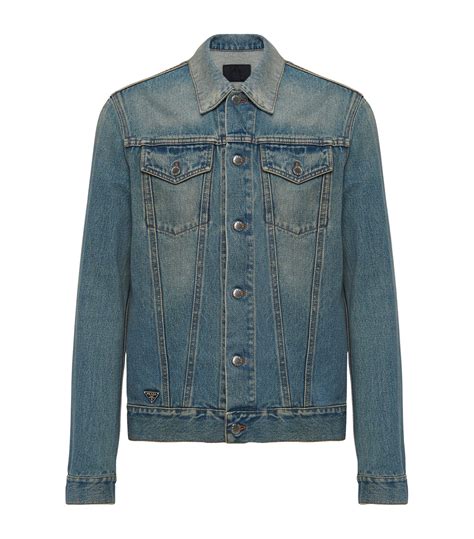 prada jeans jacket men|prada denim jacket.